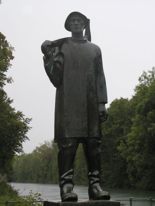 Flößerdenkmal in München